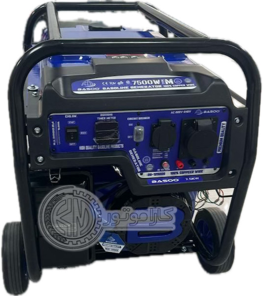 موتور برق ۷/۵ کیلوات بنزینی باسو BASOO مدل BS12500S