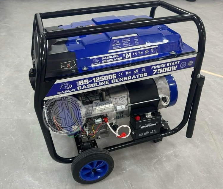 موتور برق ۷/۵ کیلوات بنزینی باسو BASOO مدل BS12500S