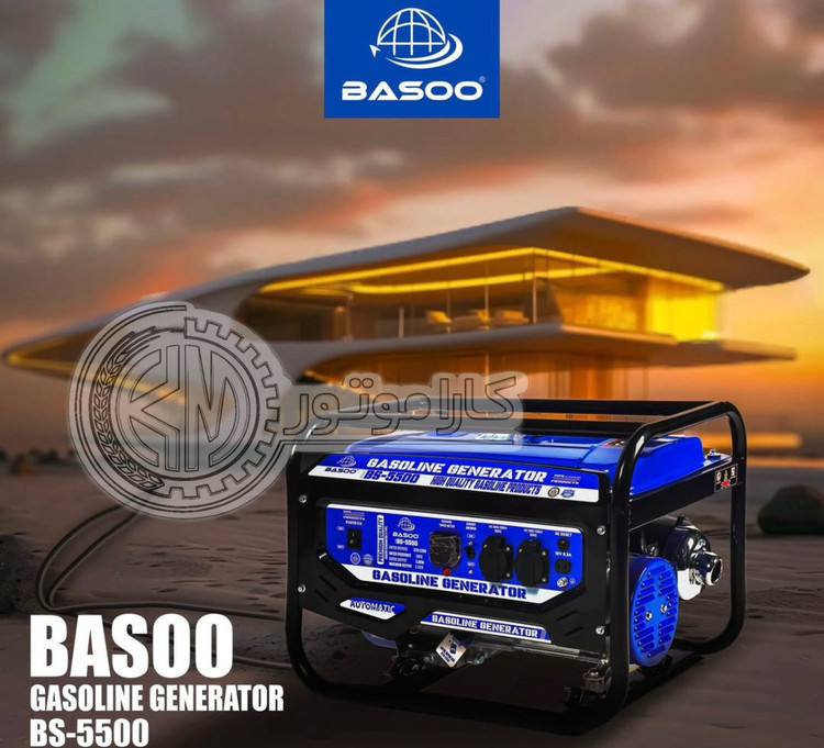 موتور برق ۳.۲ کیلوات بنزینی باسو BASOO مدل BS6200