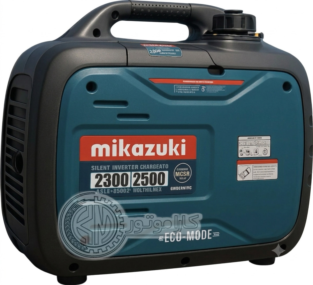 موتور برق 2/5 کیلوات بنزینی  سایلنت کیفی میکازوکی مدل  MK2500