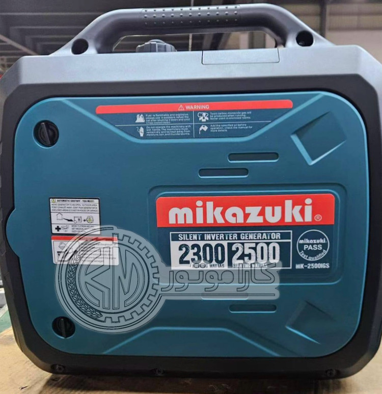 ژنراتور برق بنزینی سایلنت MIKAZUKI مدل MK2500 توان ۲.۵ کیلووات